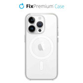 Etui silikonowe z MagSafe do iPhone 14 Pro, Przezroczysty, Transparent, FixPremium