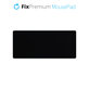 Podkladka pod mysz, 120x50cm, czarny, black, FixPremium