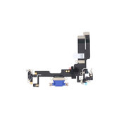 Złącze ładowania z taśmą flex do iPhone 14, Niebieski, Blue