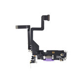 Złącze ładowania z taśmą flex do iPhone 14 Pro, Deep Purple