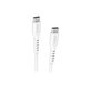 Kabel USB-C / USB-C z PowerDelivery 100W (1.5m), Biały, White, SBS