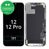 Wyświetlacz In-Cell HD+ dla iPhone 12, 12 Pro, Ekran dotykowy z ramką