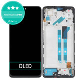 Wyświetlacz OLED do Xiaomi Redmi Note 11 Pro 4G, 5G, Poco X4 Pro 5G, Ekran dotykowy z ramką, Graphite Gray