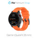 Pasek silikonowy do Garmin, QuickFit 26mm, Pomarańczowy, Orange, FixPremium