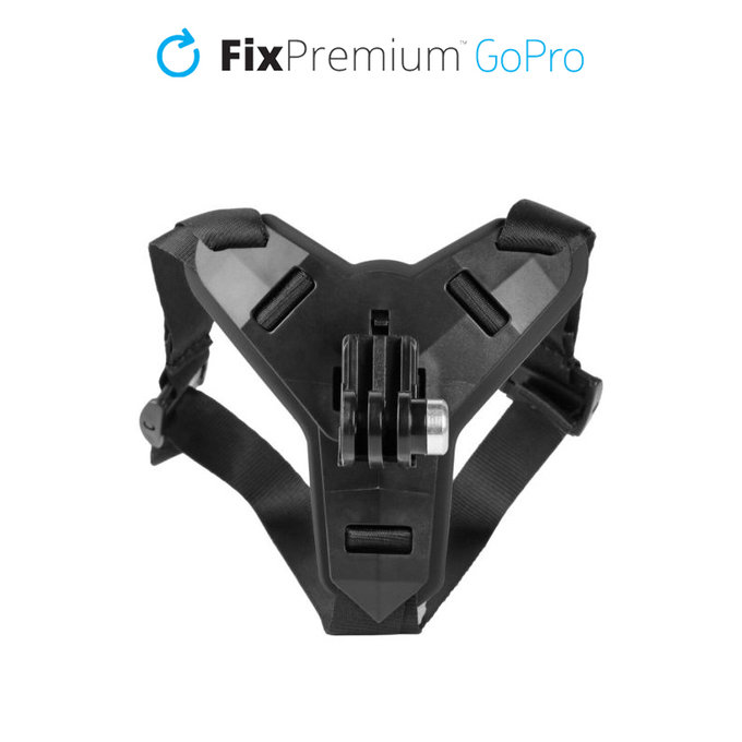 Uchwyt na kask do GoPro, czarny, black, FixPremium