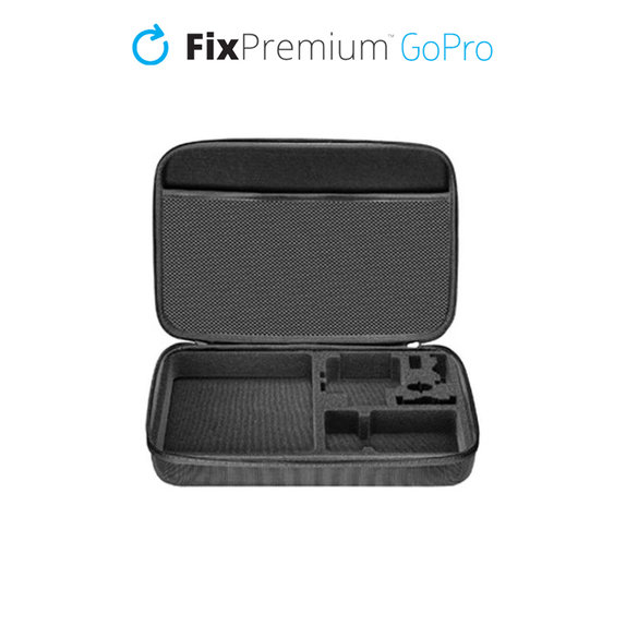 Etui na GoPro, akcesoria (Rozmiar L), czarny, black, FixPremium