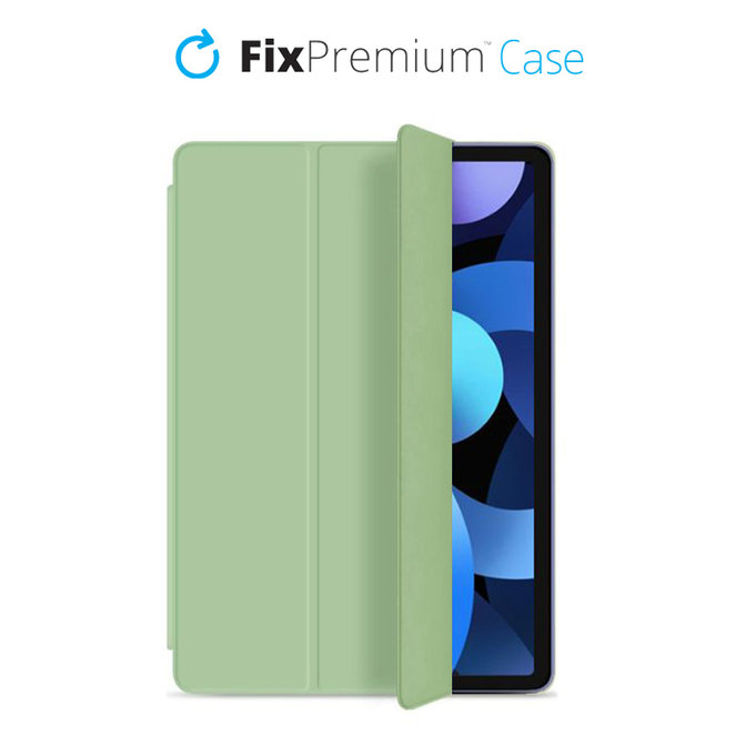 Etui Silikonowe z klapką do iPad Air (4., 5. Gen) | zielony | green | FixPremium