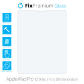Szkło hartowane do Apple iPad Pro 12.9" (3. Gen 2018, 4. Gen 2020, 5. Gen 2021, 6. Gen 2022), FixPremium