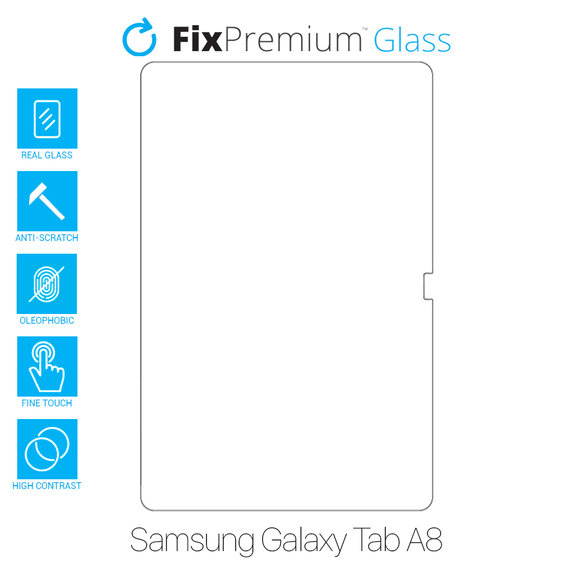 Szkło hartowane do Samsung Tab A8, FixPremium