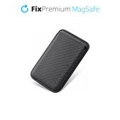 Portfel MagSafe Carbon, czarny, black, FixPremium