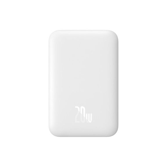 PowerBank MagSafe 6000 mAh | biały | white | Baseus
