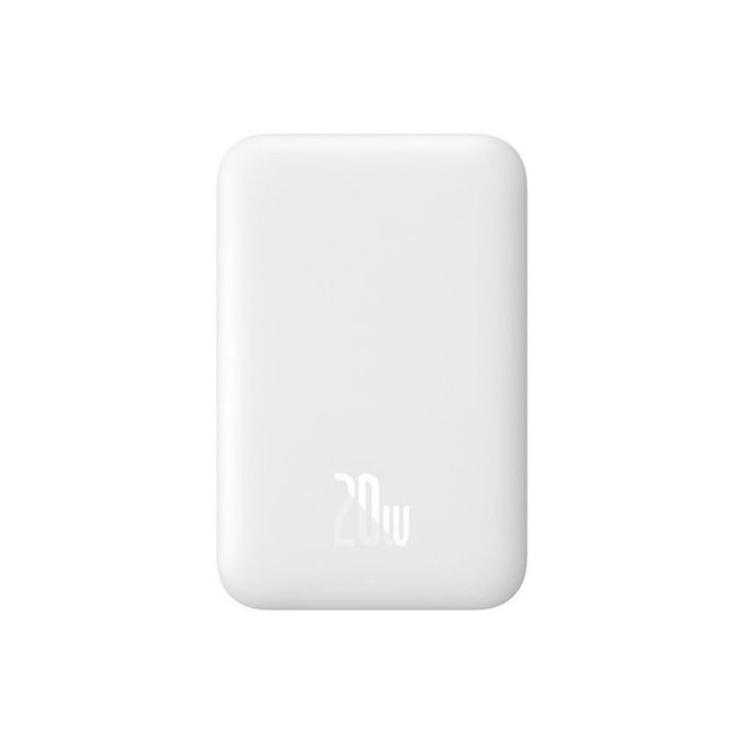 PowerBank MagSafe 6000 mAh | biały | white | Baseus