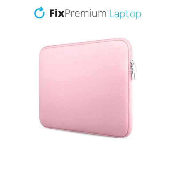 Etui na Notebook 13", różowy, pink, FixPremium