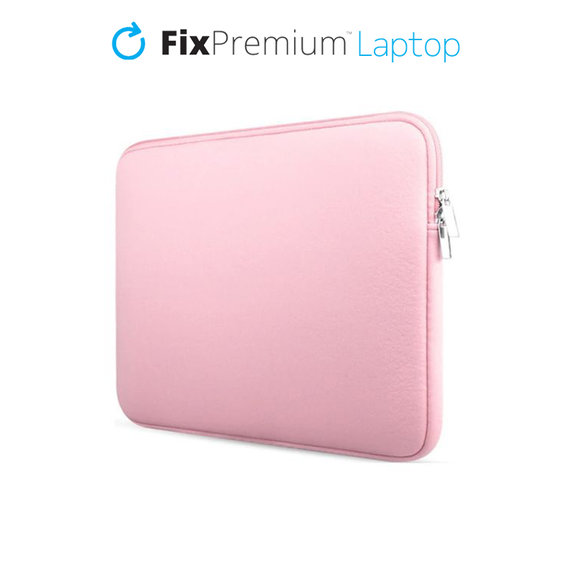Etui na Notebook 14", różowy, pink, FixPremium