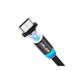 Kabel magnetyczny USB-C do USB, 1m, Czarny, Black, USLION
