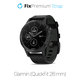 Pasek skórzany do Garmin, QuickFit 26mm, Czarny, Black, FixPremium