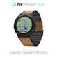 Pasek skórzany do Garmin, QuickFit 26mm, Light Brown, FixPremium