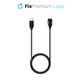 Kabel ładujący USB-C do zegarka Garmin, Czarny, Black, Szybkie ładowanie, FixPremium