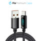 Kabel USB-C do USB z funkcją zasilania, 1m, Czarny, Black