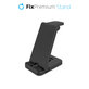 Skladana podstawka 3w1 do iPhone, Apple Watch, AirPods, czarny, black, FixPremium