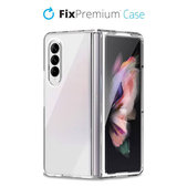Etui silikonowe do Samsung Z Fold 3, Przezroczysty, Transparent, FixPremium
