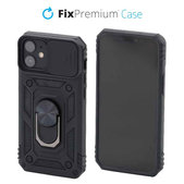 Etui do iPhone 12 mini, CamShield, Czarny, Black, FixPremium