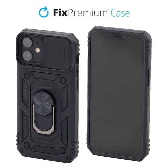 Etui do iPhone 12 mini, CamShield, Czarny, Black, FixPremium
