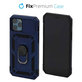 Etui do iPhone 12, 12 Pro, CamShield, Niebieski, Blue, FixPremium