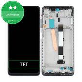 Wyświetlacz do Xiaomi Poco X3 Pro, Ekran dotykowy z ramką, Phantom Black, TFT