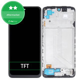 Wyświetlacz do Xiaomi Redmi Note 10, Ekran dotykowy z ramką, Czarny, Black, TFT