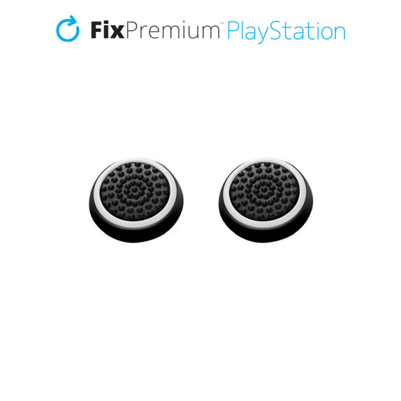 Nakładki na kontroler PS4/PS5,Zestaw 2szt., Biały, White, FixPremium