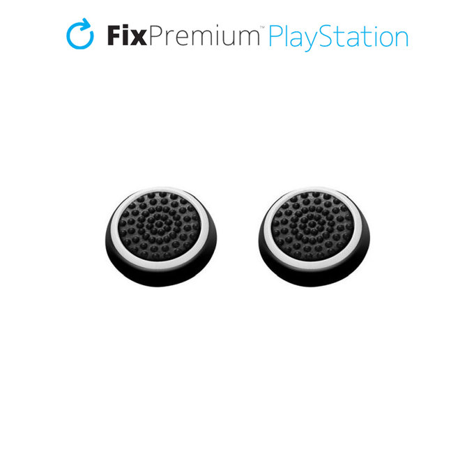 Nakładki na kontroler PS4/PS5,Zestaw 2szt., Biały, White, FixPremium