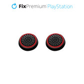 Nakładki na kontroler PS4/PS5, Zestaw 2szt., Czerwony, Red, FixPremium