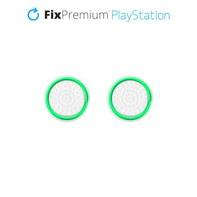 Nakładki na kontroler PS4/PS5, Zestaw 2szt., Transparent Green, FixPremium
