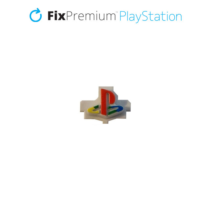 Przycisk Home Retro do PS5 DualSense, biały, white, FixPremium