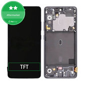 Wyświetlacz do Samsung A51 5G A516B, Ekran dotykowy z ramką, TFT