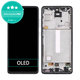 Wyświetlacz OLED do Samsung A52 5G A526B, A52s 5G A528B, Ekran dotykowy z ramką, Awesome Black, OLED