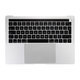 Górna ramka klawiatury z klawiaturą UK, mikrofonem, trackpadem i głośnikami do MacBook Pro 13" A1706 (Late 2016 - Mid 2017), Srebrny, Silver