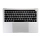 Górna ramka klawiatury z klawiaturą UK, mikrofonem, trackpadem i głośnikami do MacBook Pro 13" A1706 (Late 2016 - Mid 2017), Srebrny, Silver