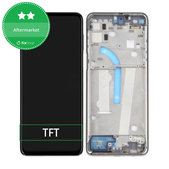 Wyświetlacz do Motorola Moto G100 XT2125, Ekran dotykowy z ramką, Slate Grey, TFT