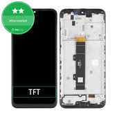 Wyświetlacz do Motorola Moto G30 XT2129, Ekran dotykowy z ramką, Phantom Black, TFT