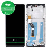 Wyświetlacz do Motorola Moto G60s XT2133, Ekran dotykowy z ramką, Czarny, Black, TFT