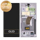 Wyświetlacz do Samsung S23 Ultra S918B, Ekran dotykowy z ramką, Lawendowy, Lavender, GH82-30466D, GH82-30465D, Genuine Service Pack