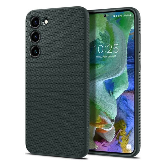 Etui do Samsung S23+, Liquid Air, Abyss Green, Spigen