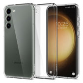 Etui do Samsung S23, Ultra Hybrid, Crystal Clear, Spigen