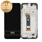 Wyświetlacz do Xiaomi Poco M5, Redmi 10 5G, Ekran dotykowy z ramką, Czarny, Black, 560001L19C00, Genuine Service Pack