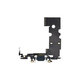 Złącze ładowania z taśmą flex do iPhone SE (3rd Gen 2022), Czarny, Black