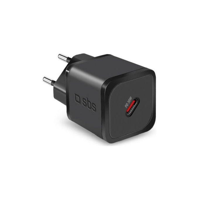 Ladowarka 30W USB-C, PD, czarny, black, SBS
