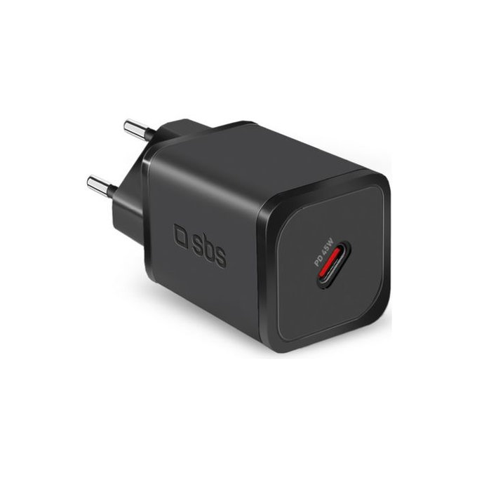 Ladowarka 45W USB-C, PD, czarny, black, SBS