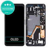 Wyświetlacz OLED do Google Pixel 4 XL, Ekran dotykowy z ramką, Just Black